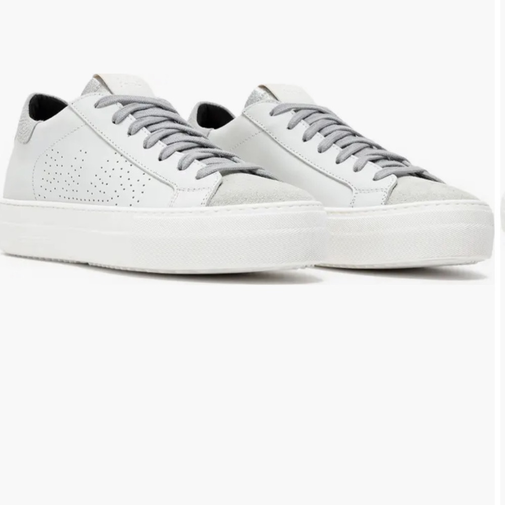 P448 Thea Sneaker in White Laser Size 38
